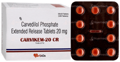 Carvikem 20 Cr Tablet 10 Carvikem 20 Cr Tablet 10