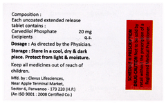 Carvikem 20 Cr Tablet 10