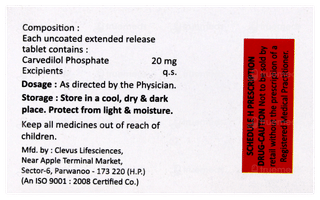 Carvikem 20 Cr Tablet 10