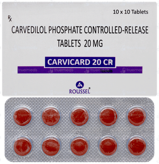 Carvicard 20 Cr Tablet 10