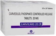 Carvicard 20 Cr Tablet 10