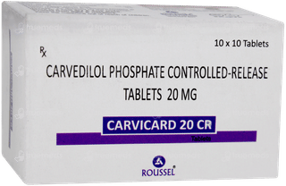 Carvicard 20 Cr Tablet 10