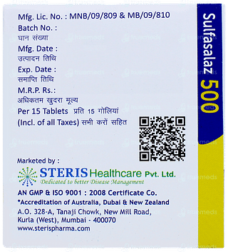 Sulfasalaz 500 Tablet 15