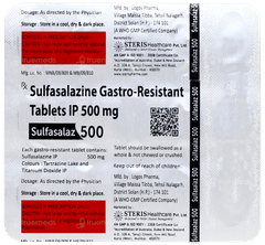 Sulfasalaz 500 Tablet 15 Sulfasalaz 500 Tablet 15