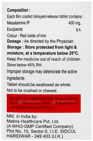 Mesaline 400 Tablet Dr 10