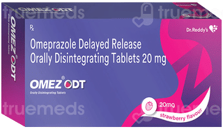 Omez Odt Strawberry Flavour Tablet 10