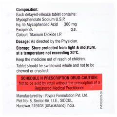 Mofevance S 360 Tablet 10