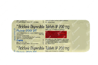 Acivir 200 Dt Tablet 10