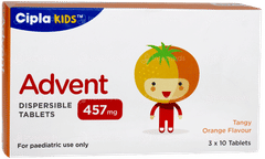 Advent 457mg Dispersible Tablet 10 Advent 457mg Dispersible Tablet 10