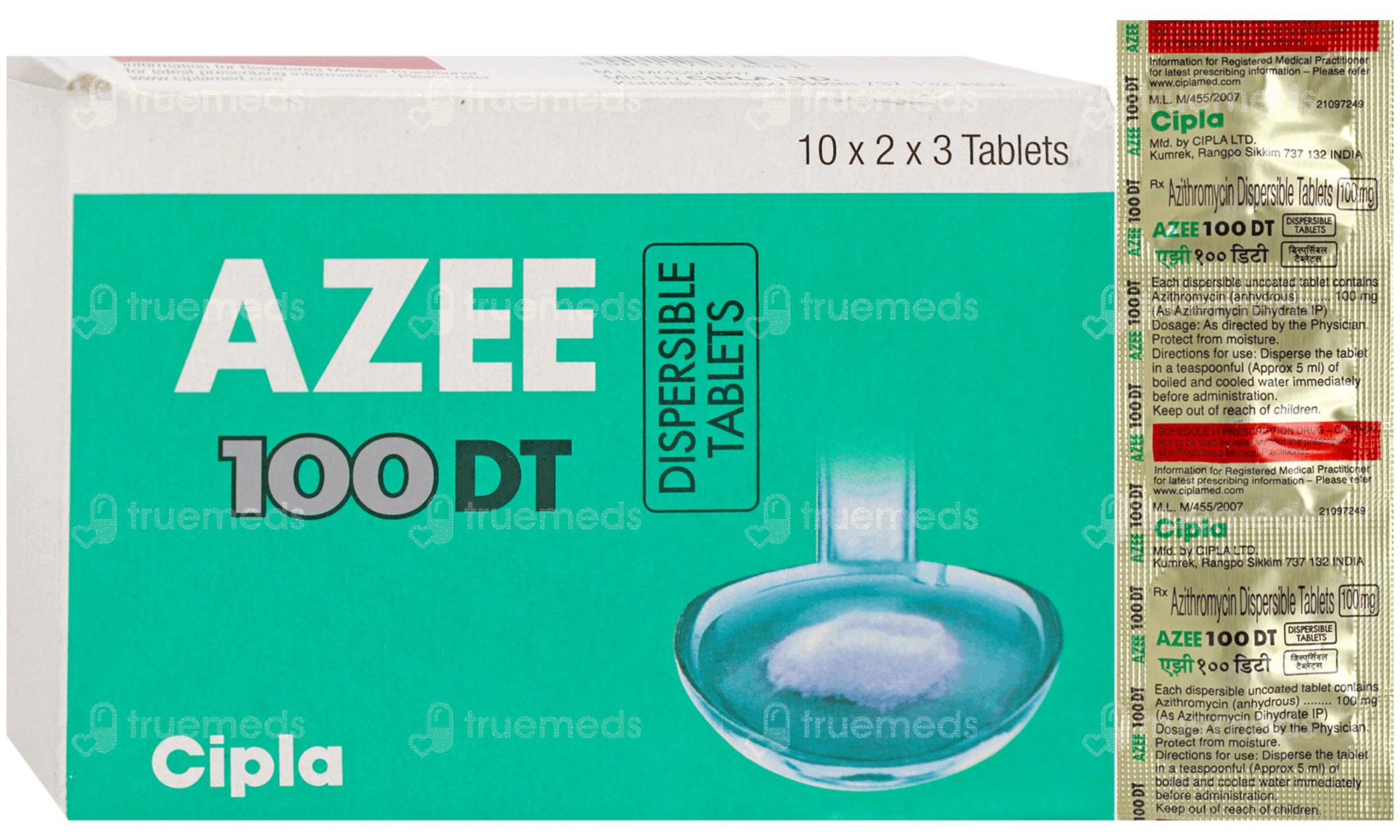 Azee 100 Dt Tablet: Uses, Side Effects, Price & Substitutes