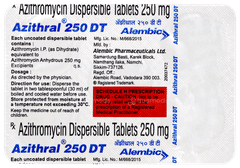 Azithral 250mg Dt Tablet 5