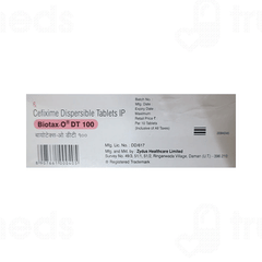Biotax O 100 MG Tablet Dt 10