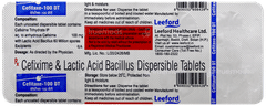 Cefitaxe 100 Dt Tablet 10 Cefitaxe 100 Dt Tablet 10