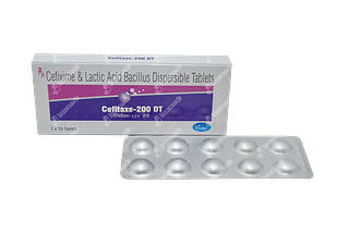 Cefitaxe 200 Dt Tablet 10