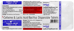 Cefitaxe 200 Dt Tablet 10 Cefitaxe 200 Dt Tablet 10