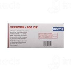 Cefiwok 200 Dt Tablet 10 Cefiwok 200 Dt Tablet 10