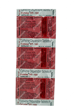Cefolac Dt 100 Tablet 10