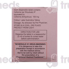 Cefolac Dt 100 Tablet 10 Cefolac Dt 100 Tablet 10