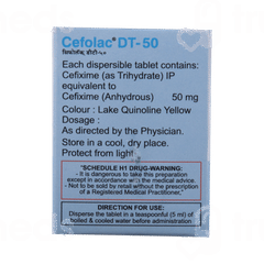 Cefolac Dt 50 Tablet 10