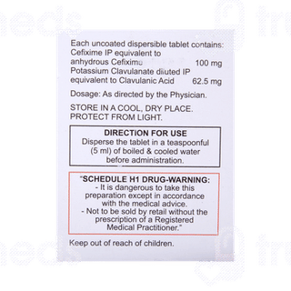Cefolac Cv 100 Dt Tablet 6