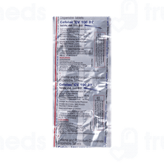 Cefolac Cv 100 Dt Tablet 6 Cefolac Cv 100 Dt Tablet 6