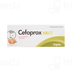 Cefoprox 100 Dt Orange Flavour Tablet 10 Cefoprox 100 Dt Orange Flavour Tablet 10