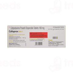 Cefoprox 100 Dt Orange Flavour Tablet 10 Cefoprox 100 Dt Orange Flavour Tablet 10