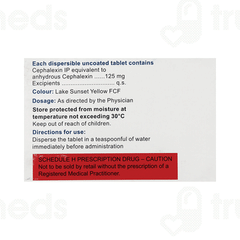 Cephadex 125 Dt Tablet 10