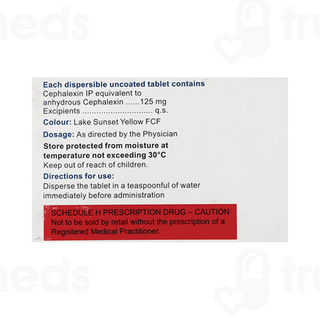 Cephadex 125 Dt Tablet 10
