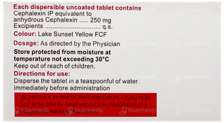 Cephadex 250 Dt Tablet 10