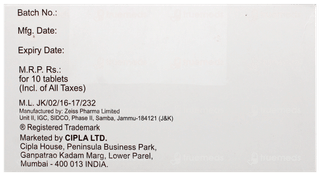 Cephadex 250 Dt Tablet 10