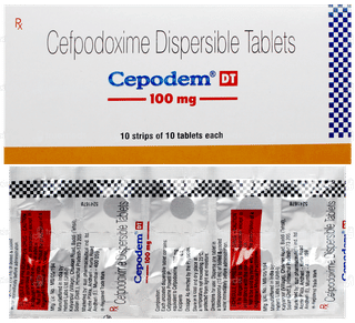 Cepodem Dt 100mg Tablet 10