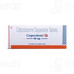 Cepodem Dt 50mg Tablet 10