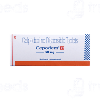 Cepodem Dt 50mg Tablet 10