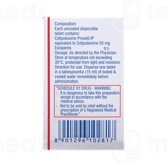 Cepodem Dt 50mg Tablet 10 Cepodem Dt 50mg Tablet 10