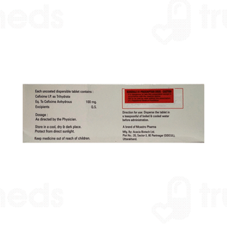 Cifibac 100 MG Tablet Dt 10