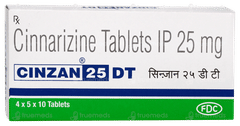 Cinzan 25 Dt Tablet 10