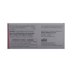 Contramal 50 MG Tablet Dt 10