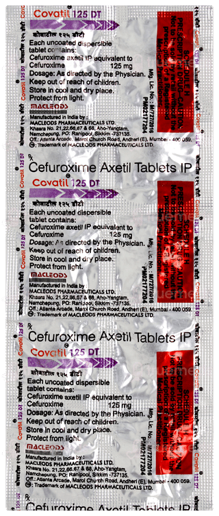 Covatil 125mg Tablet Dt 10
