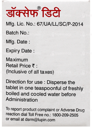 Doxcef Dt Tablet 10