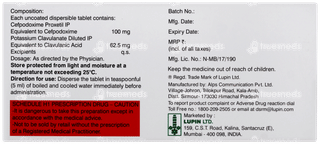 Doxcef Cv 100 Dt Tablet 10