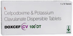 Doxcef Cv 100 Dt Tablet 10 Doxcef Cv 100 Dt Tablet 10