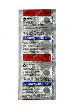 Droxyl 250 Dt Tablet 10
