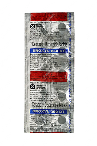 Droxyl 250 MG Tablet Dt 10