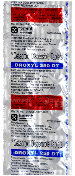 Droxyl 250 Dt Tablet 10
