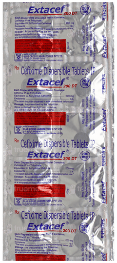 Extacef 200 Dt Tablet 10 Extacef 200 Dt Tablet 10