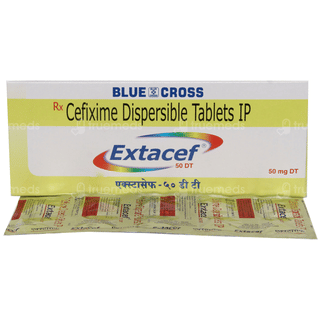 Extacef 50 Mg Tablet Dt 10