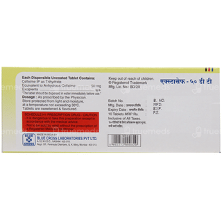 Extacef 50 Mg Tablet Dt 10