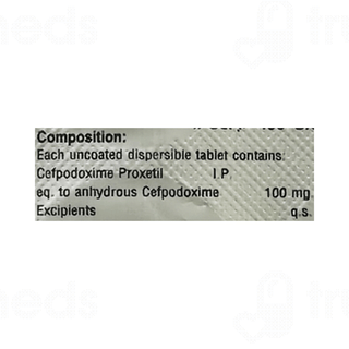 Grandcef 100 MG Tablet Dt 10