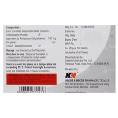 Hhcepo 100 Dt Tablet 10 Hhcepo 100 Dt Tablet 10